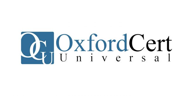 Strategic Partnership with Oxford Cert Universal Certification Institute of England Photo